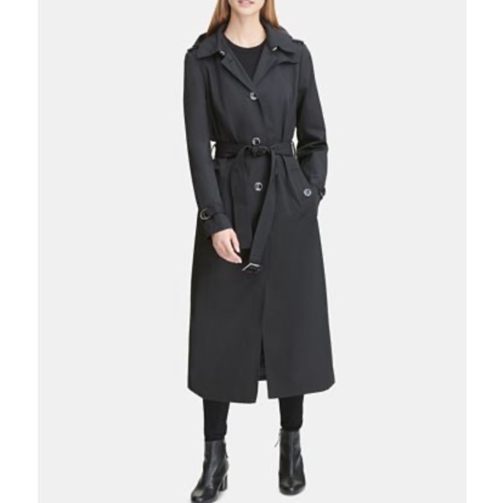 Macy’s DNY Belted Maxi raincoat/trench coat